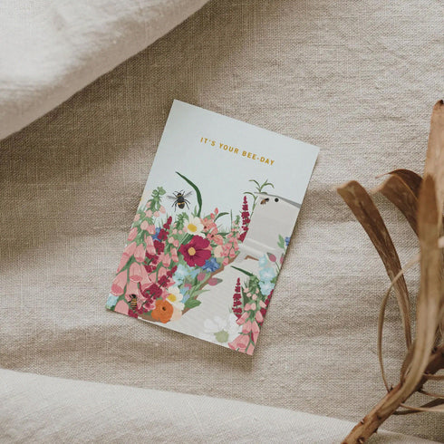 It's Your Bee-Day Gardeners Birthday Card